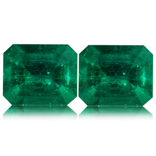 Natural Emerald Muzo Pair 2.11 ct